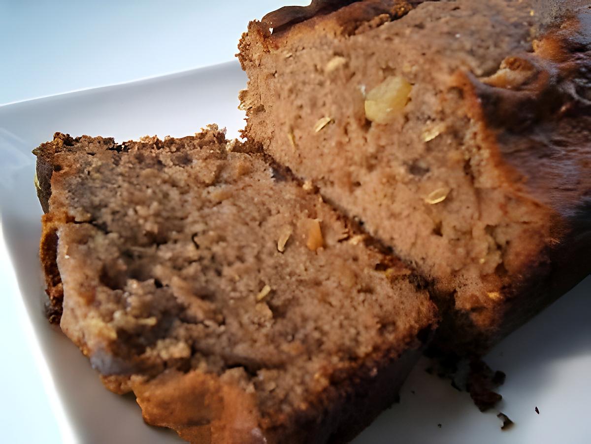 recette Cake à la farine de châtaigne , marmelade de figue et anis vert