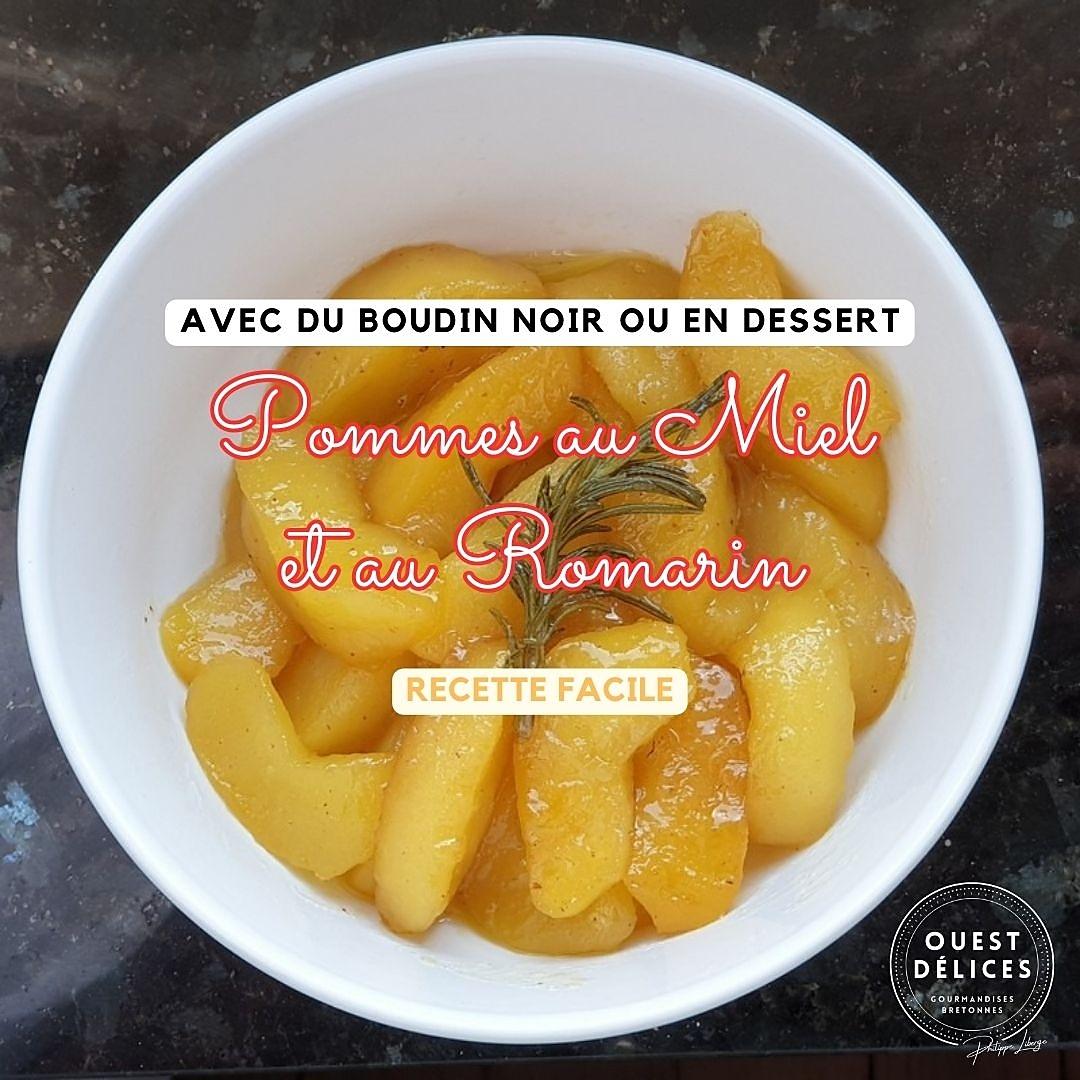 recette Pommes au miel et au romarin