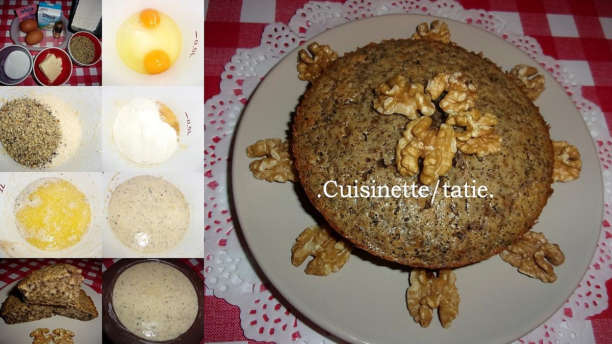 recette Gâteau aux noix, cake factory.