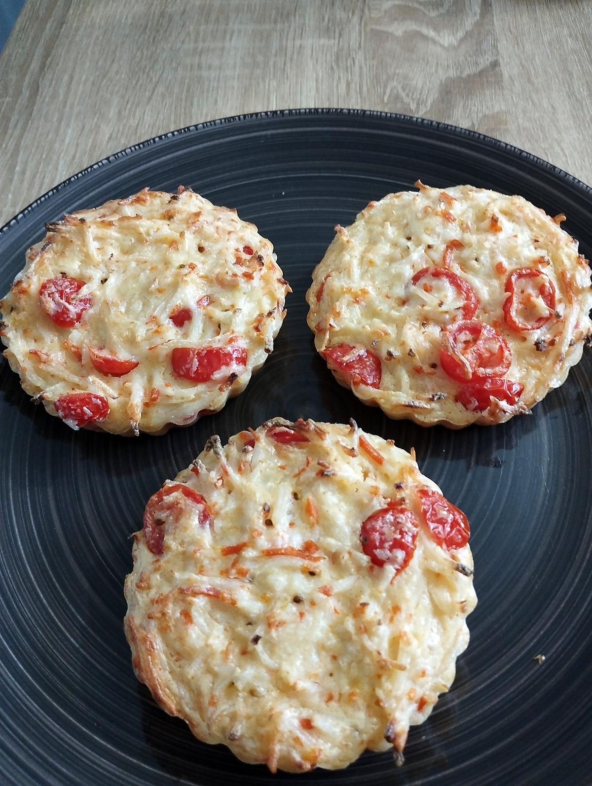 recette petites quiche au rapé de la mer au cake factory