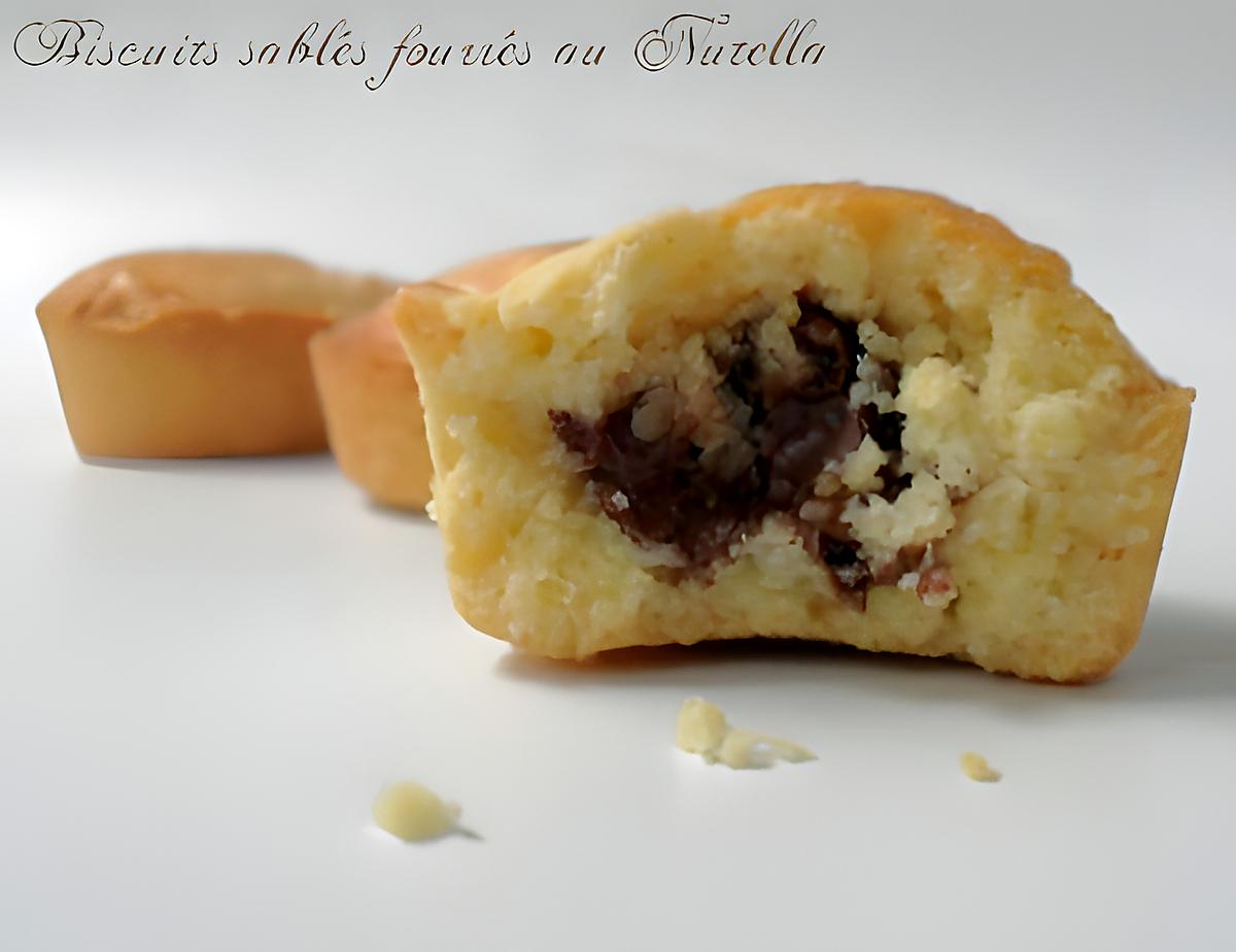 recette Biscuits Sablés Fourrés au Nutella