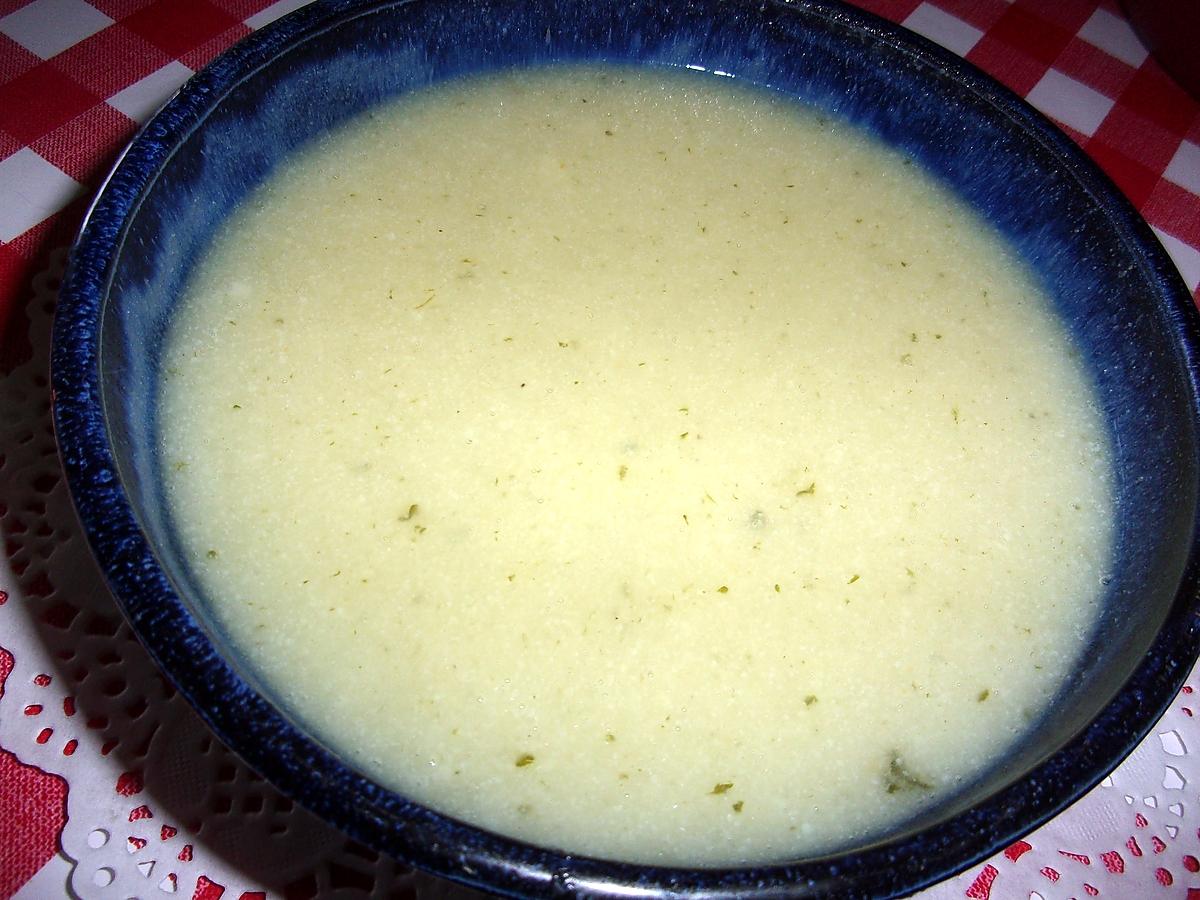 recette Soupe au chou-fleur. au Cookéo.