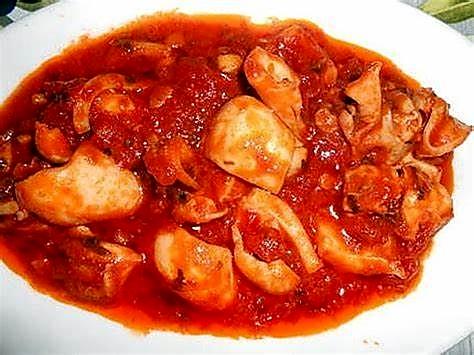 recette Seiche (Morgate en Breton) au chorizo