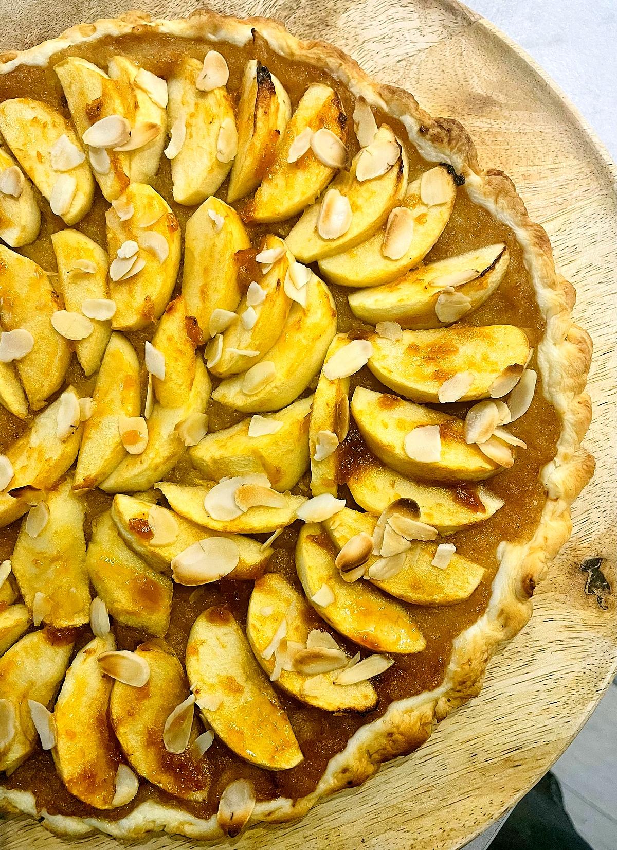 recette tarte pomme-amande