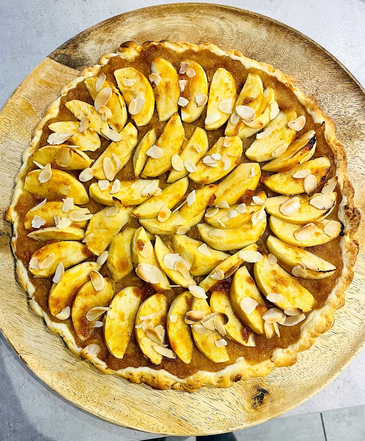 recette tarte pomme-amande