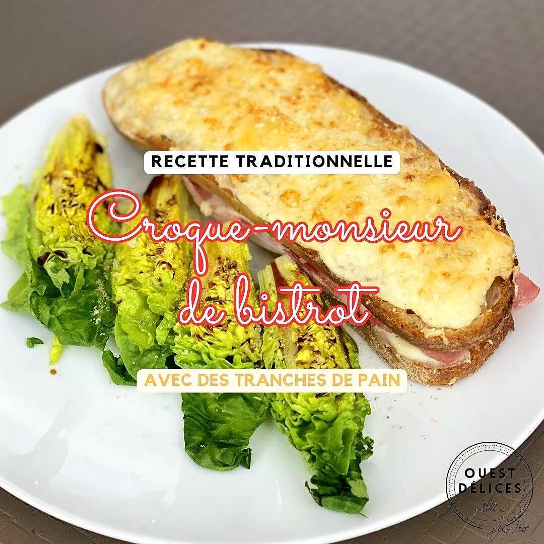 Croque monsieur de bistrot (au pain)