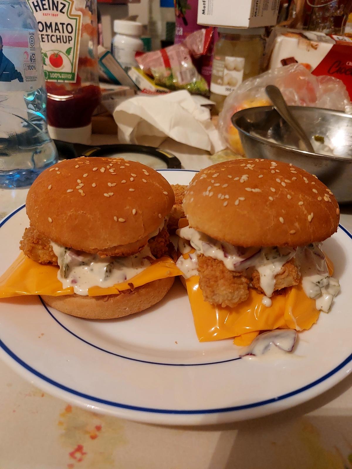 recette Fish burger