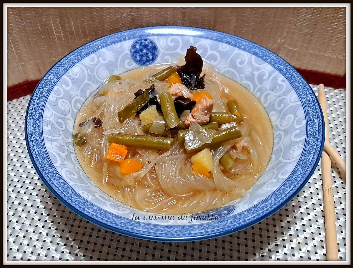 recette soupe chinoise à ma façon