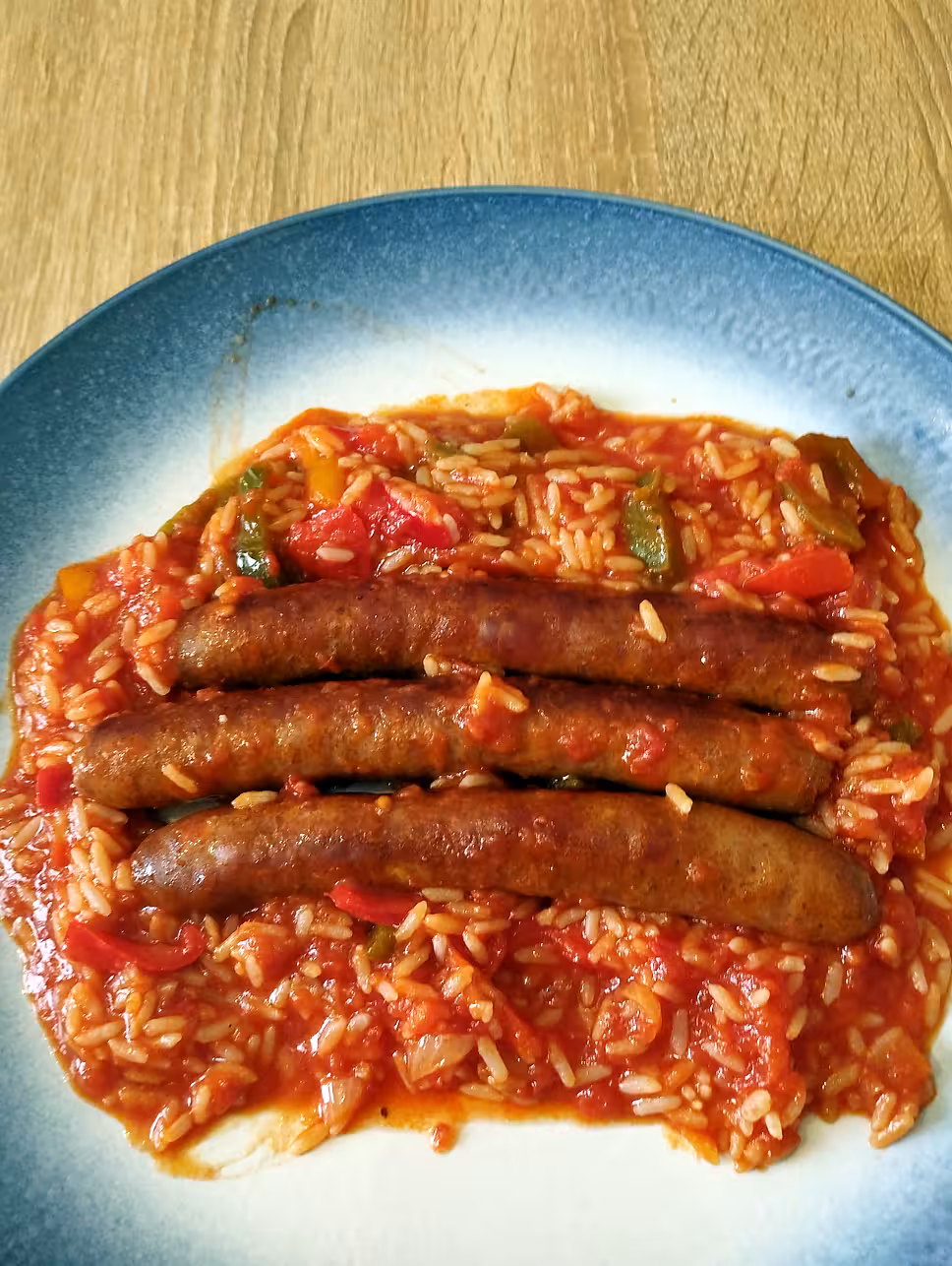 recette riz au merguez au cookeo