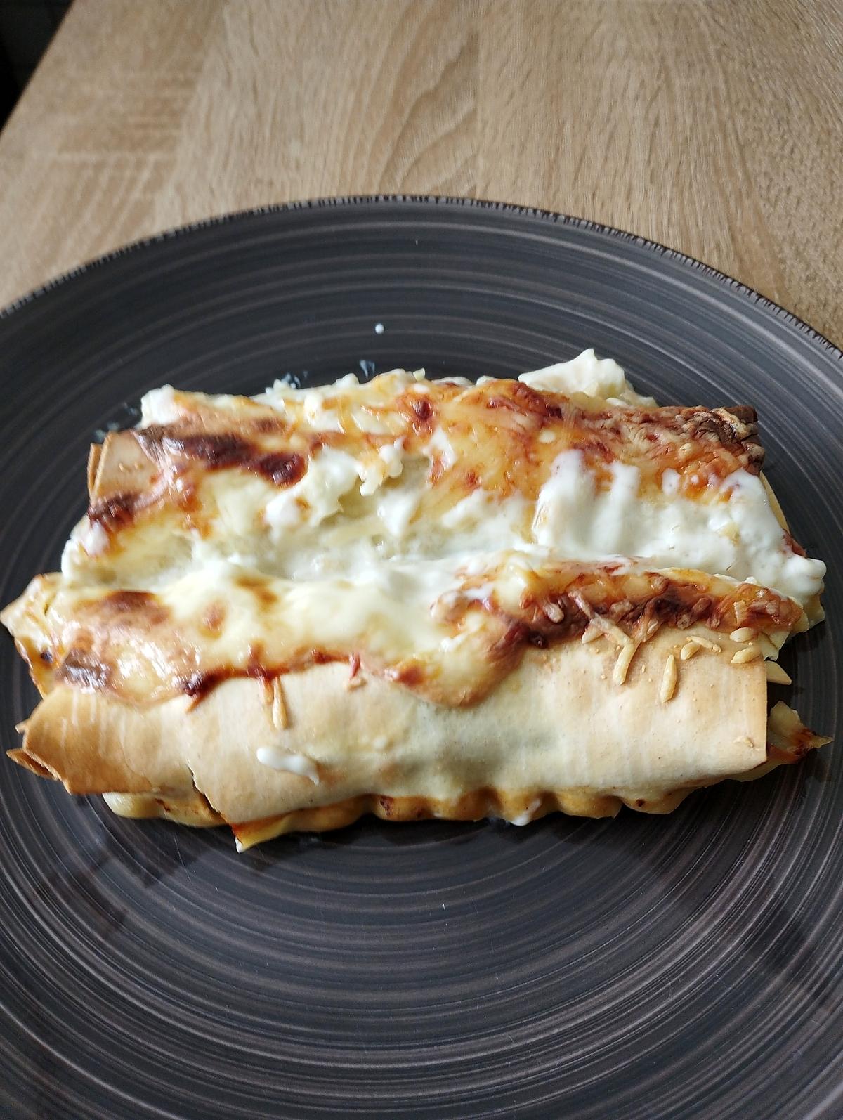 recette endive jambon roulé en feuille de lasagne au cake factory