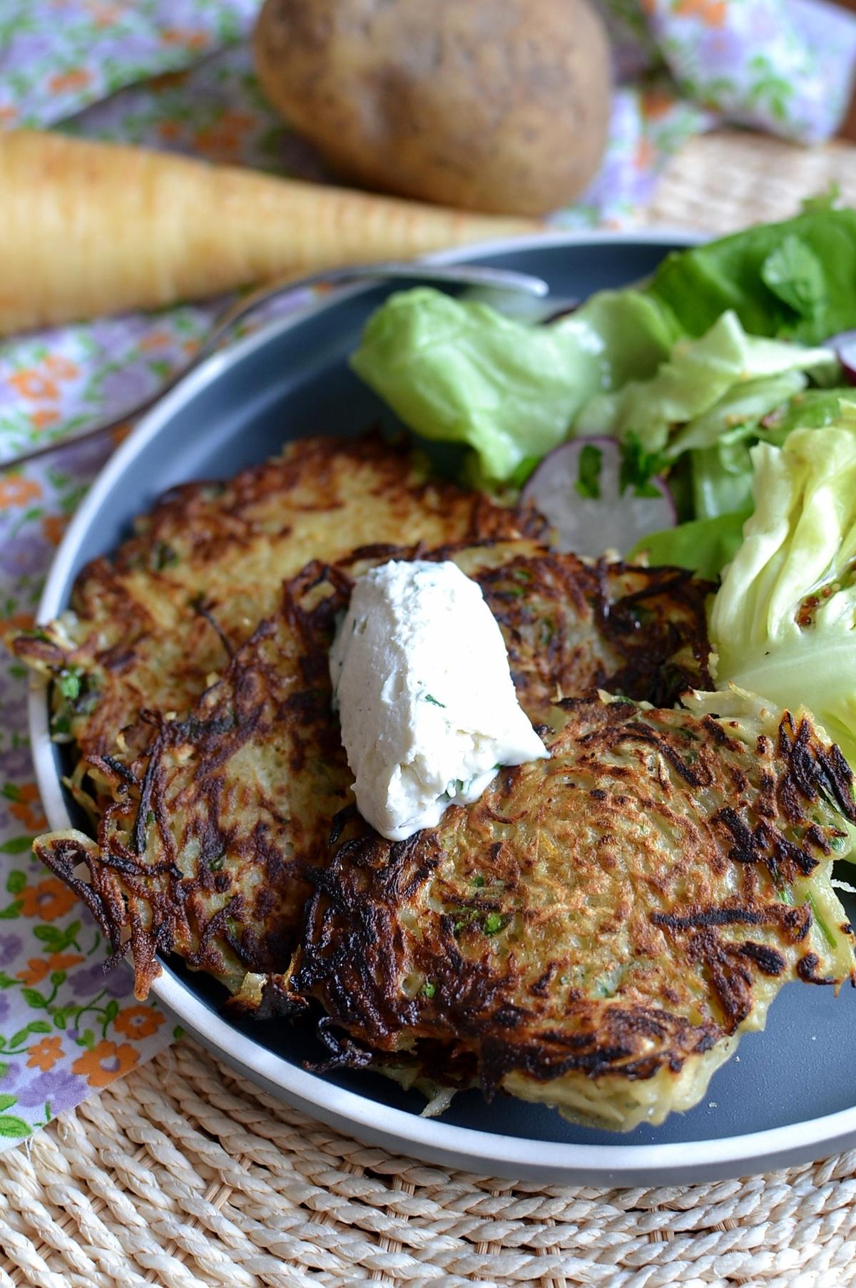 recette Galettes pommes de terre et panais