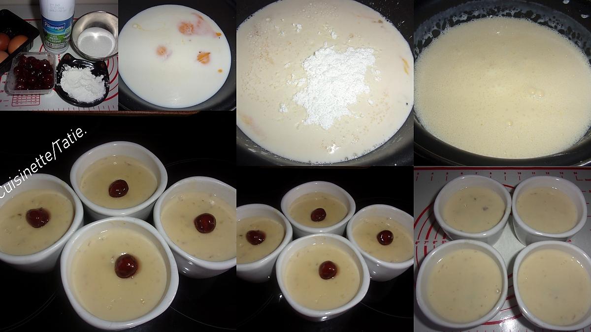 recette Crème anglaise aux cerises confites.