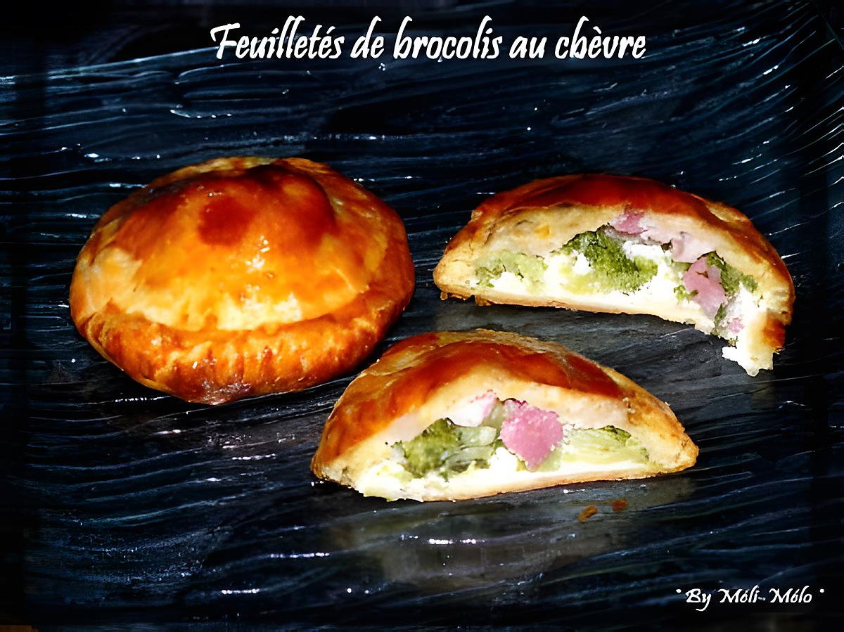 recette Feuilletés de brocolis au chèvre