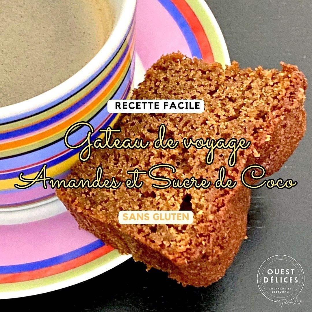 recette Gâteau de voyage amande et sucre de coco, sans gluten