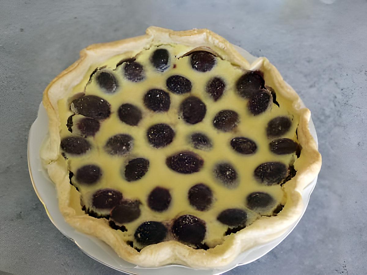 recette Tarte amandine aux prunes