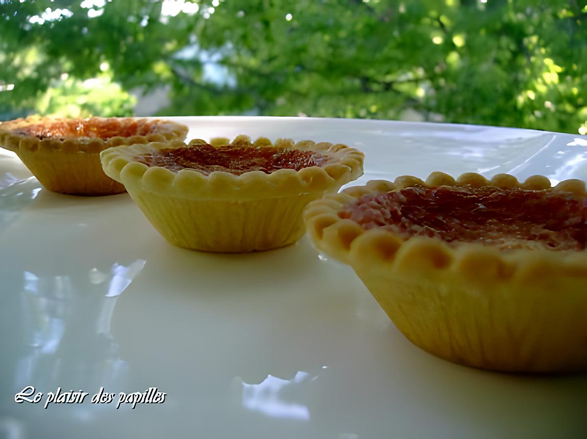 recette ~Tartelettes au sucre à la fleur de sel~ 