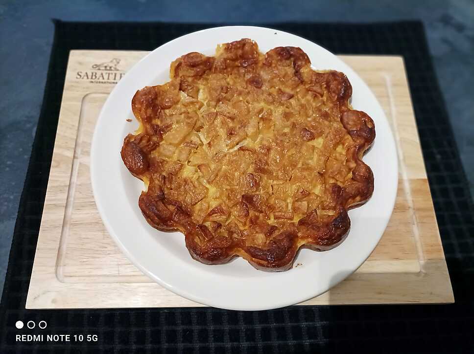recette FLOGNARDE AUX POMMES à ma façon.