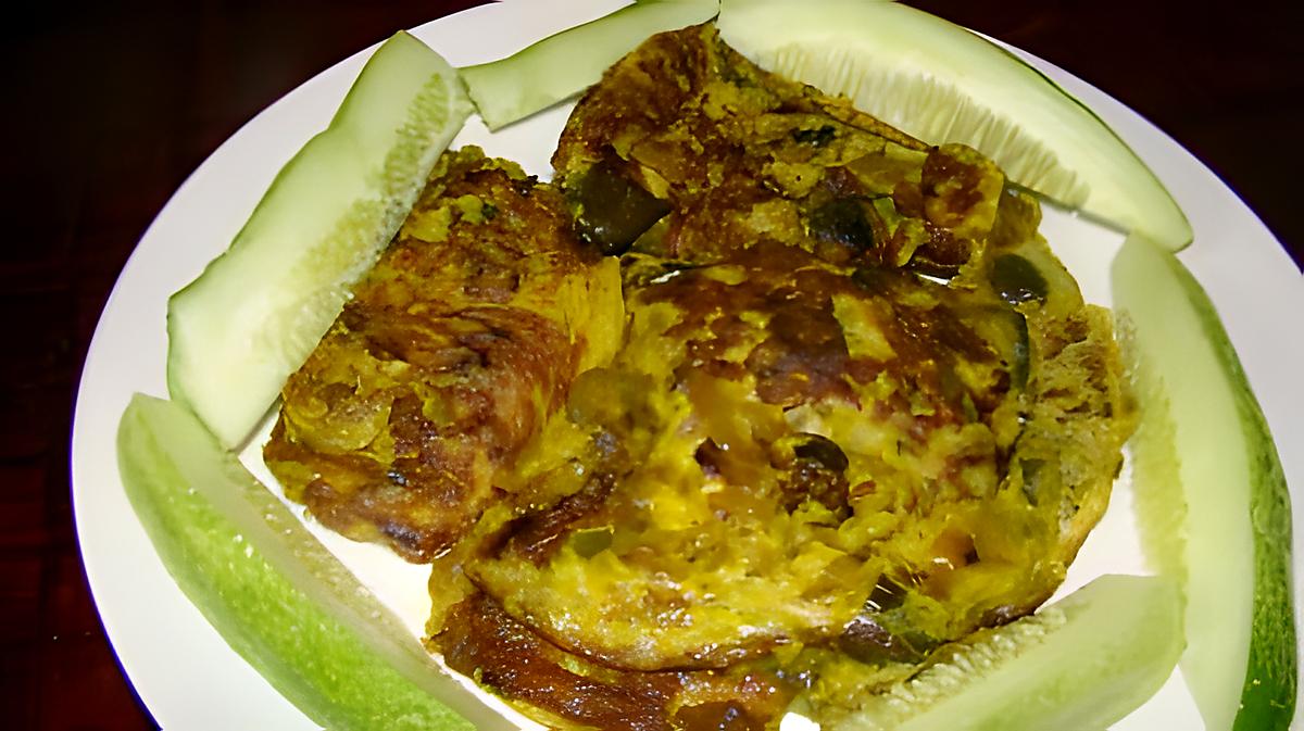 recette Omelette persane à l'aubergine