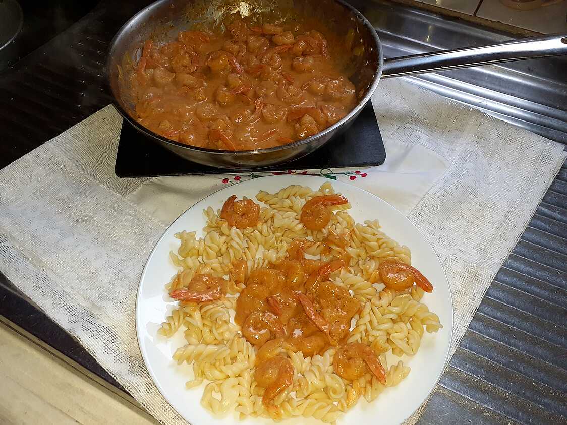 Recette de Crevettes Rose's aux èpices..