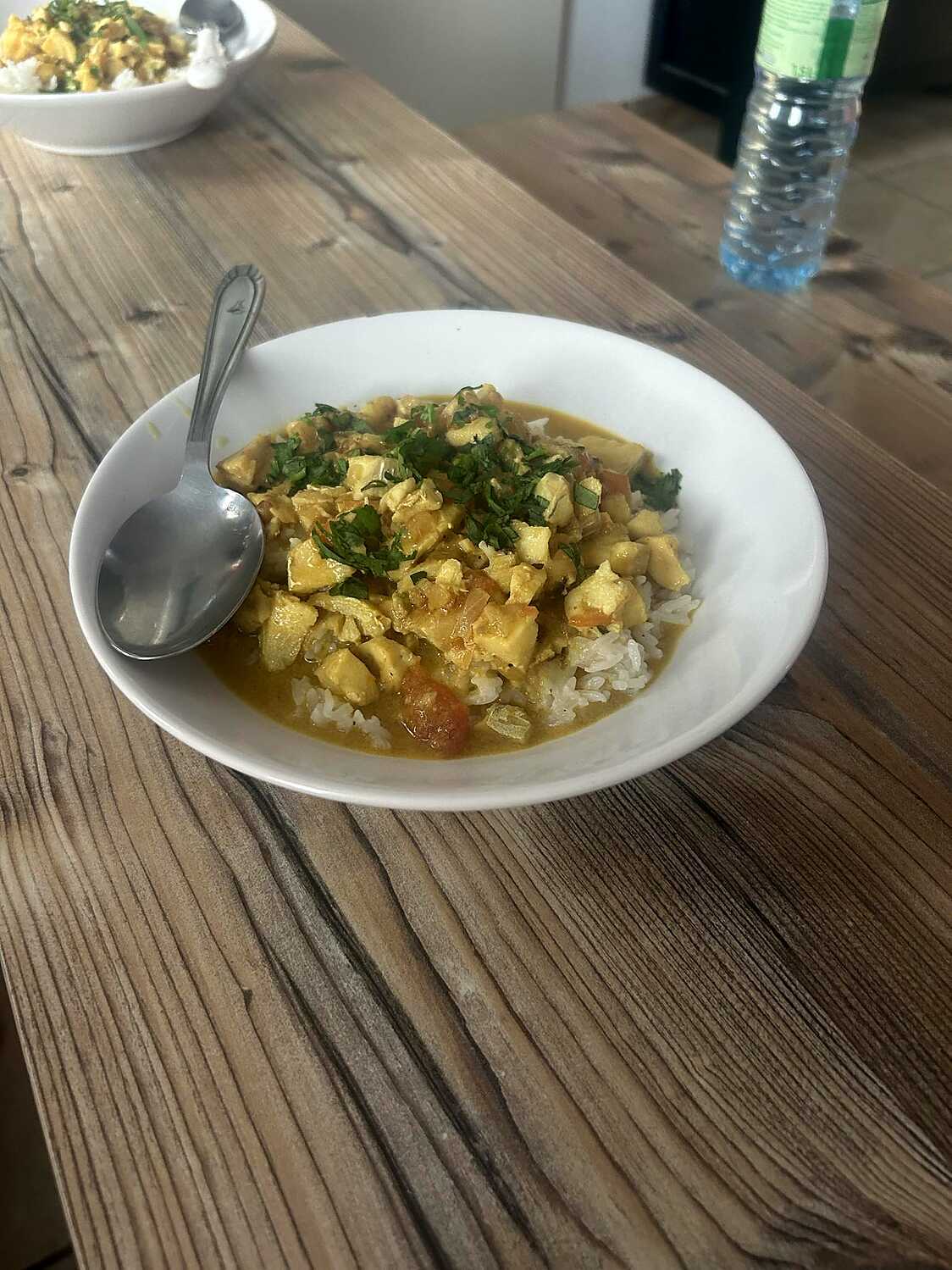 Filets de poisson blanc curry