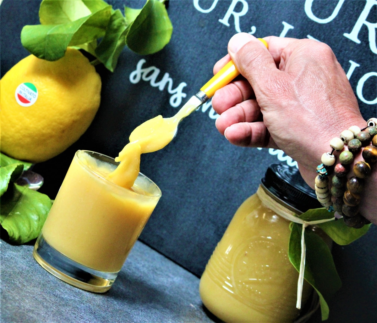 recette TARTE AU LEMON CURD