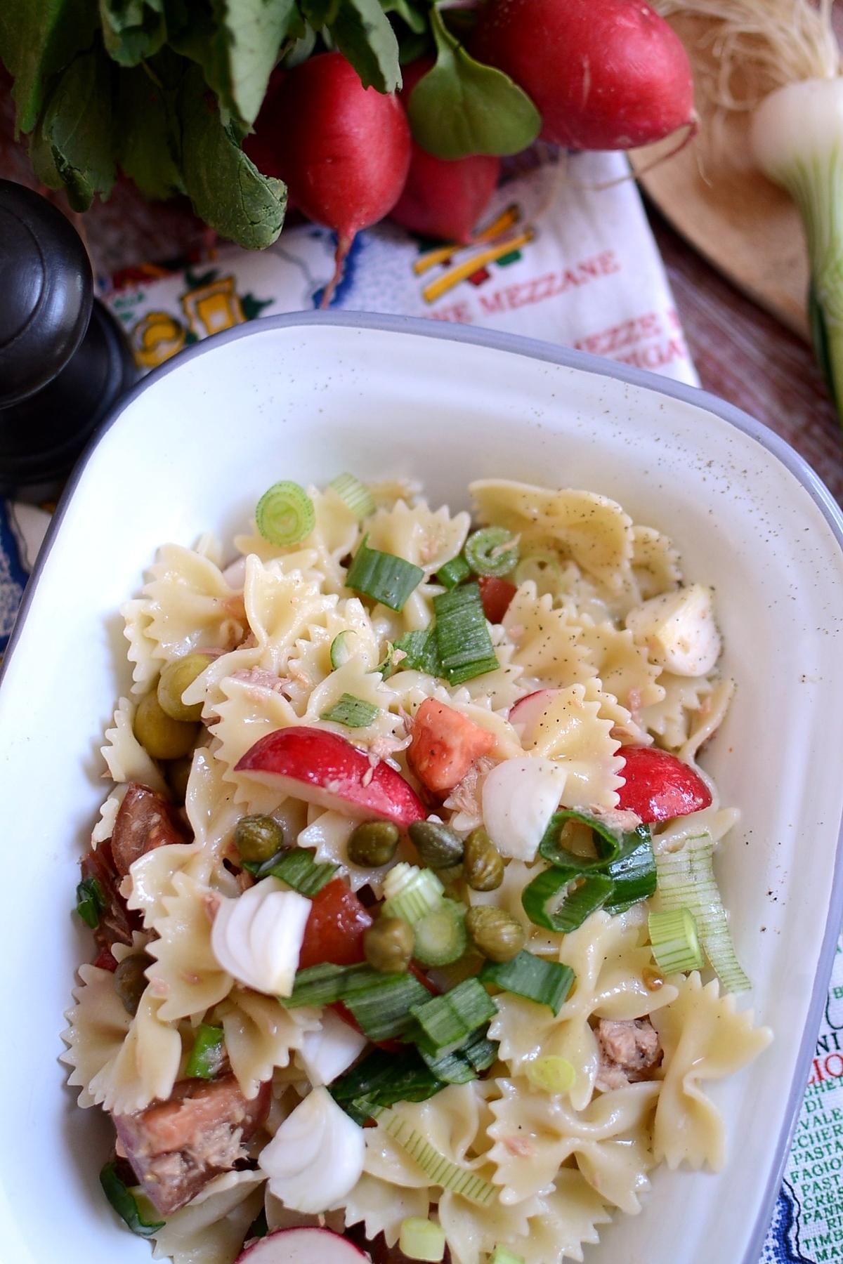 recette Salade de pâtes retour de marché