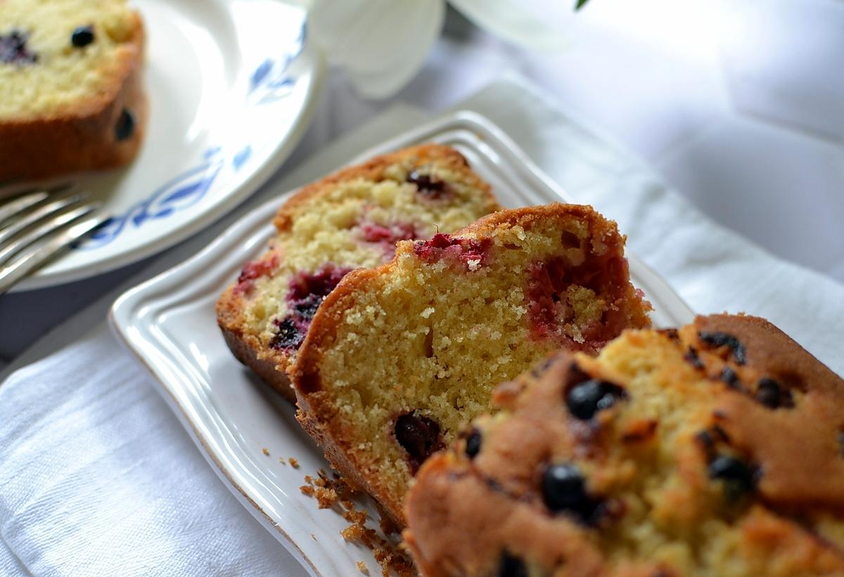recette Cake aux fruits rouges