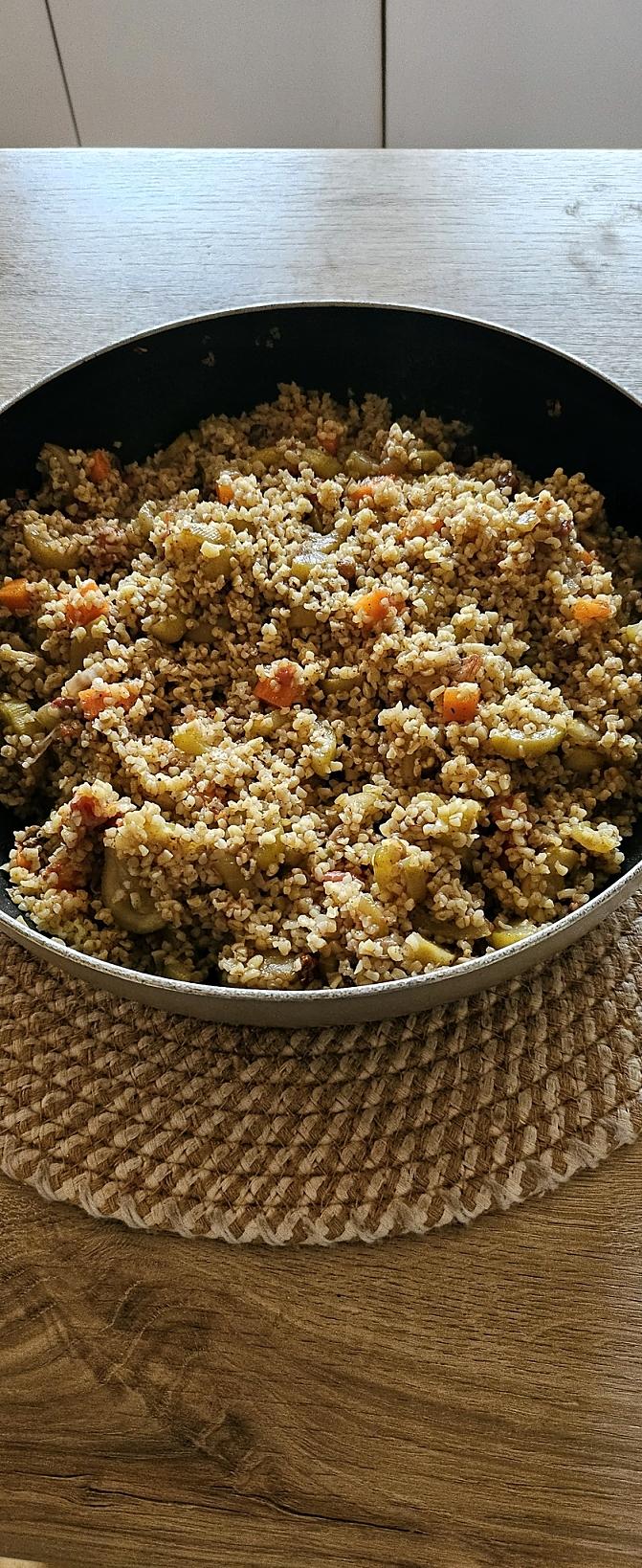 recette Boulbour aux courgettes