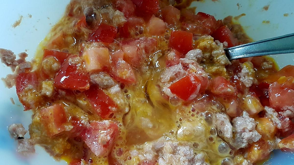 recette Galettes de thon aux tomates et paprika