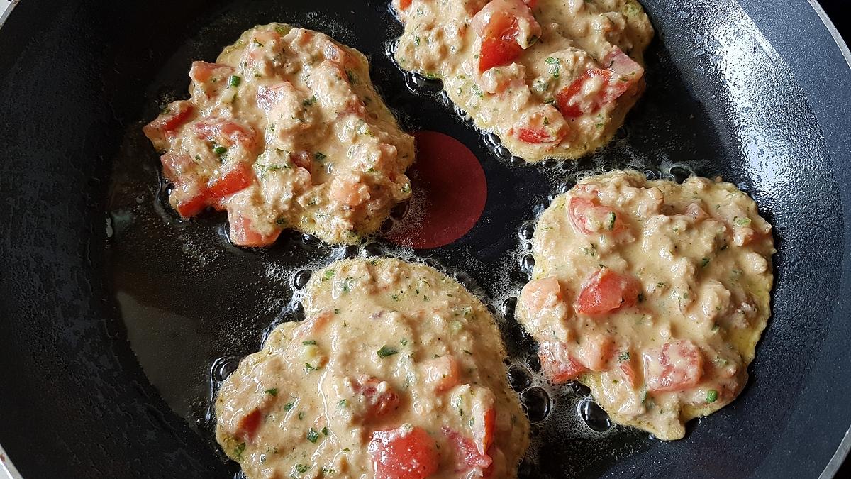 recette Galettes de thon aux tomates et paprika
