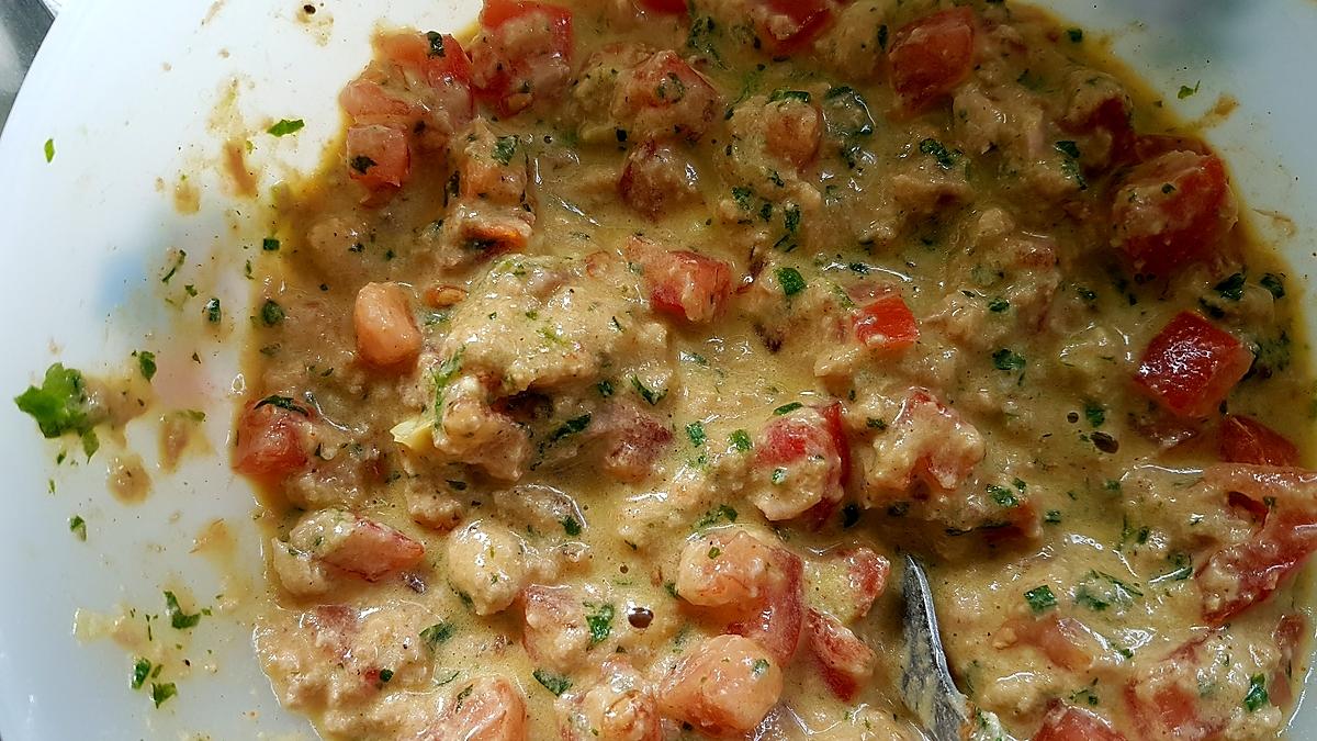 recette Galettes de thon aux tomates et paprika