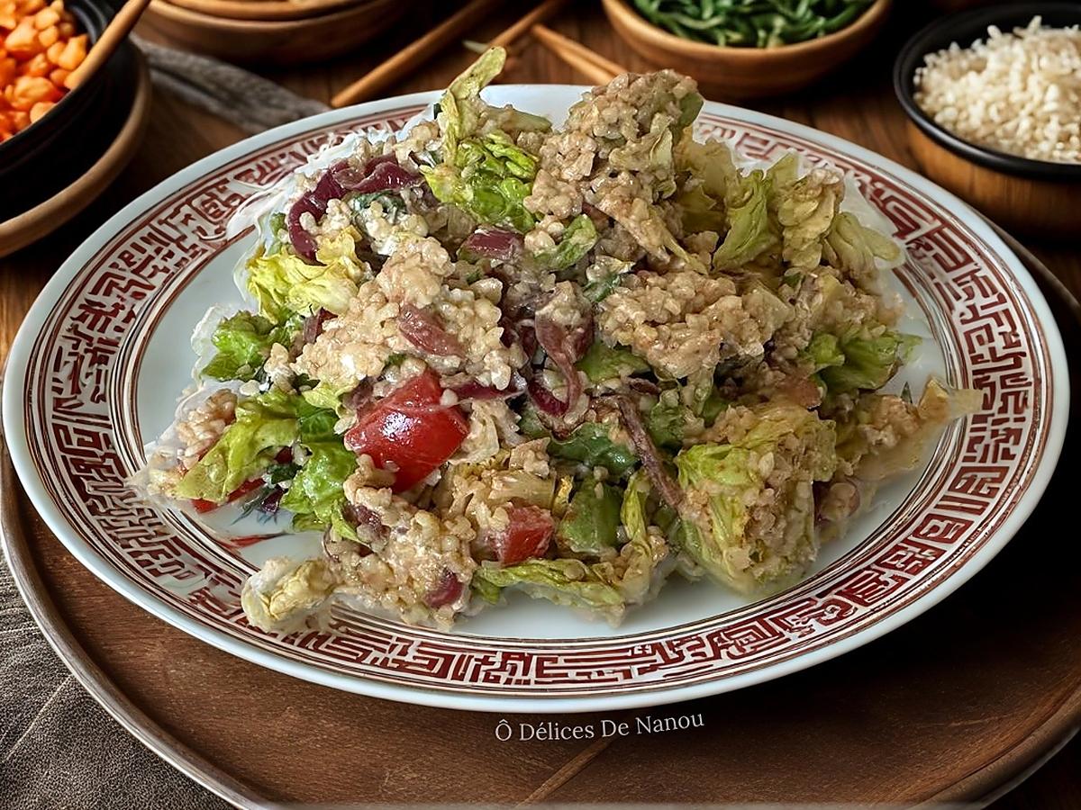 recette Taboulé oriental au boulgour