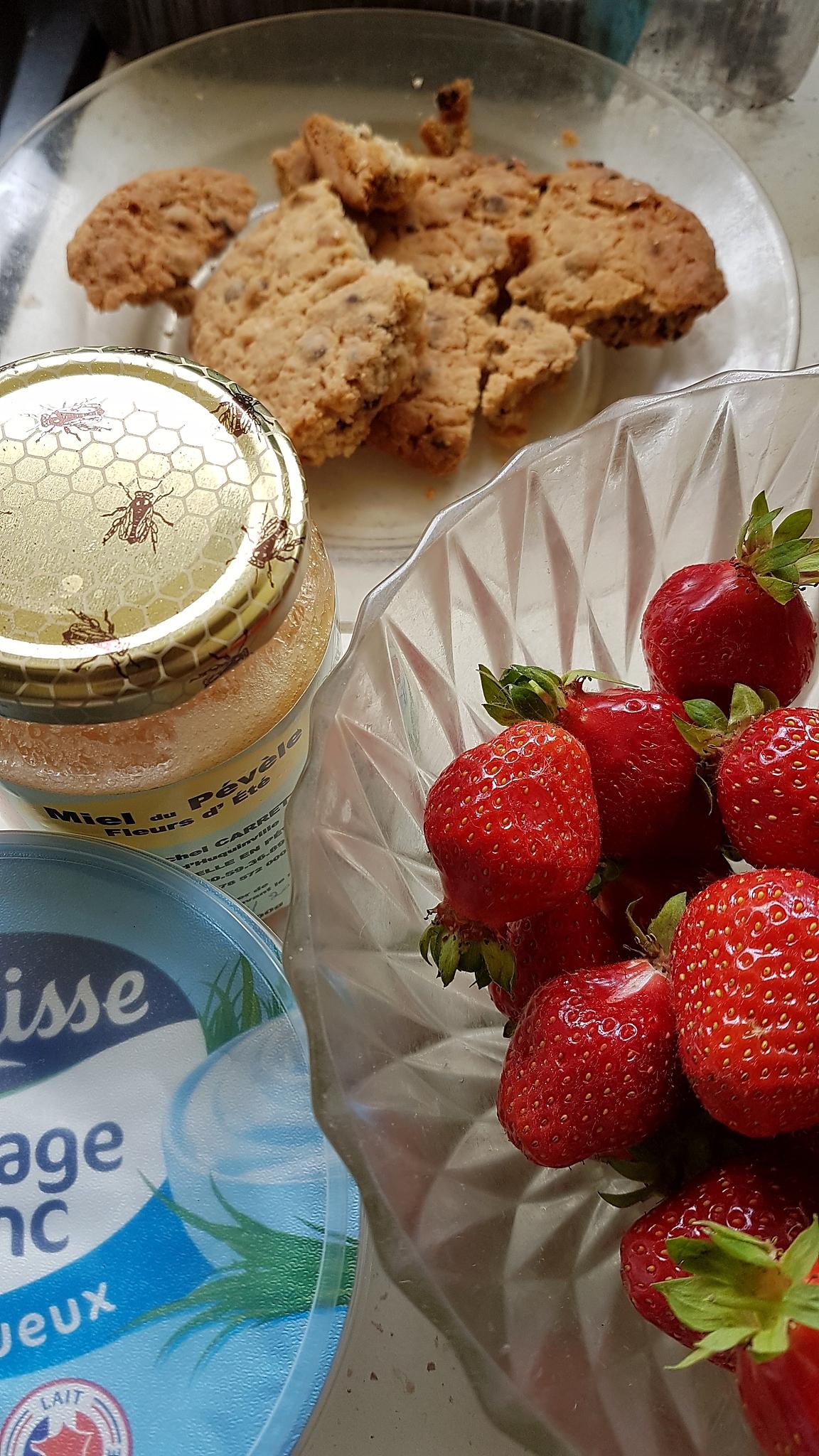recette Verrines cookies-fraises