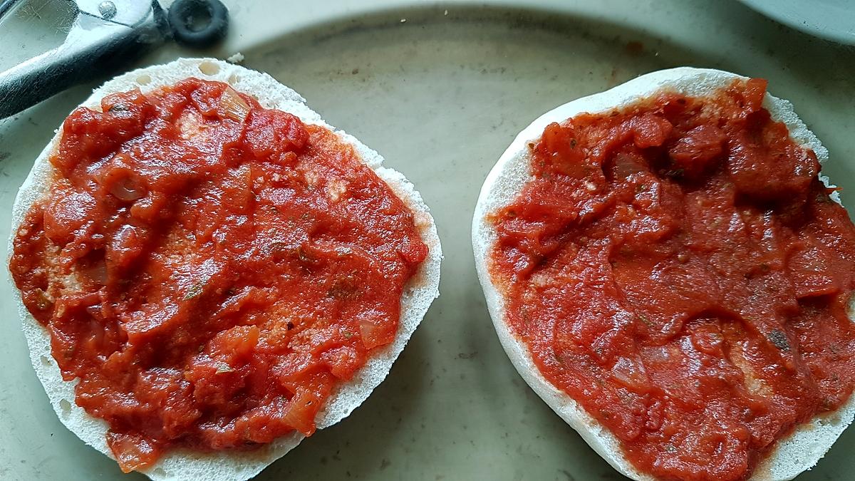 recette Faluche chaude façon panini / pizza
