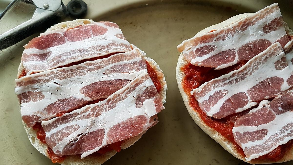 recette Faluche chaude façon panini / pizza