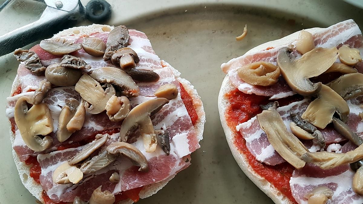 recette Faluche chaude façon panini / pizza