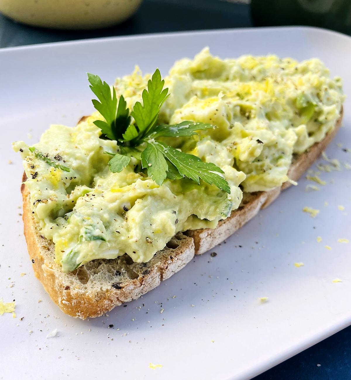 recette Ma tartine heathly