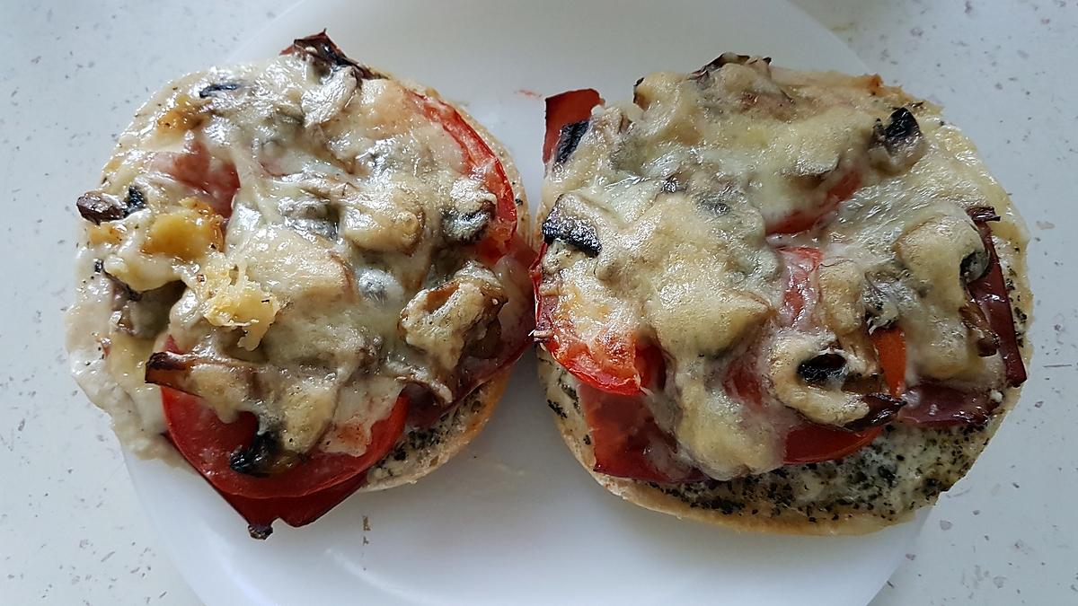 recette Faluche chaude façon panini / pizza