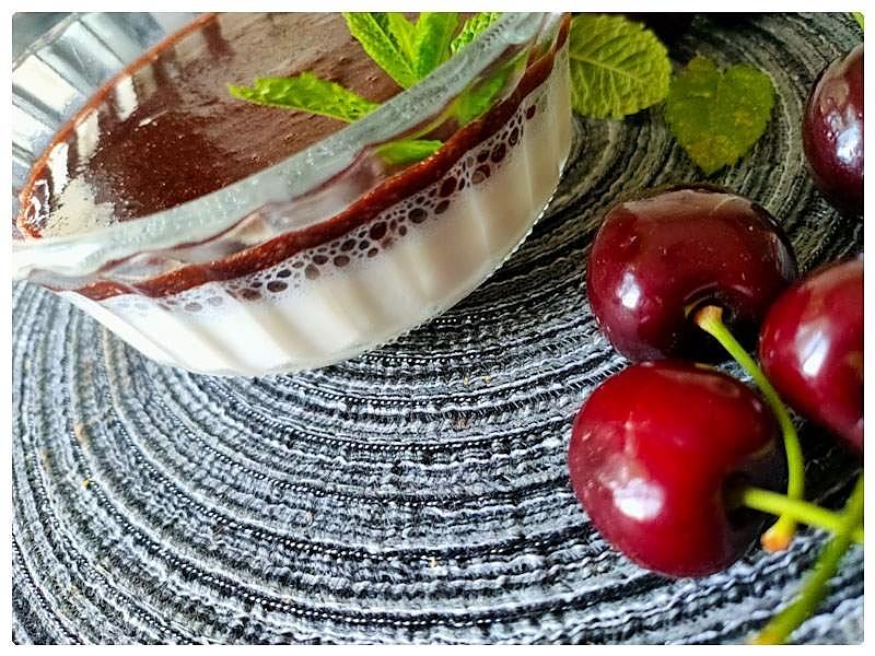 recette 🍒 Panna Cotta aux Cerises