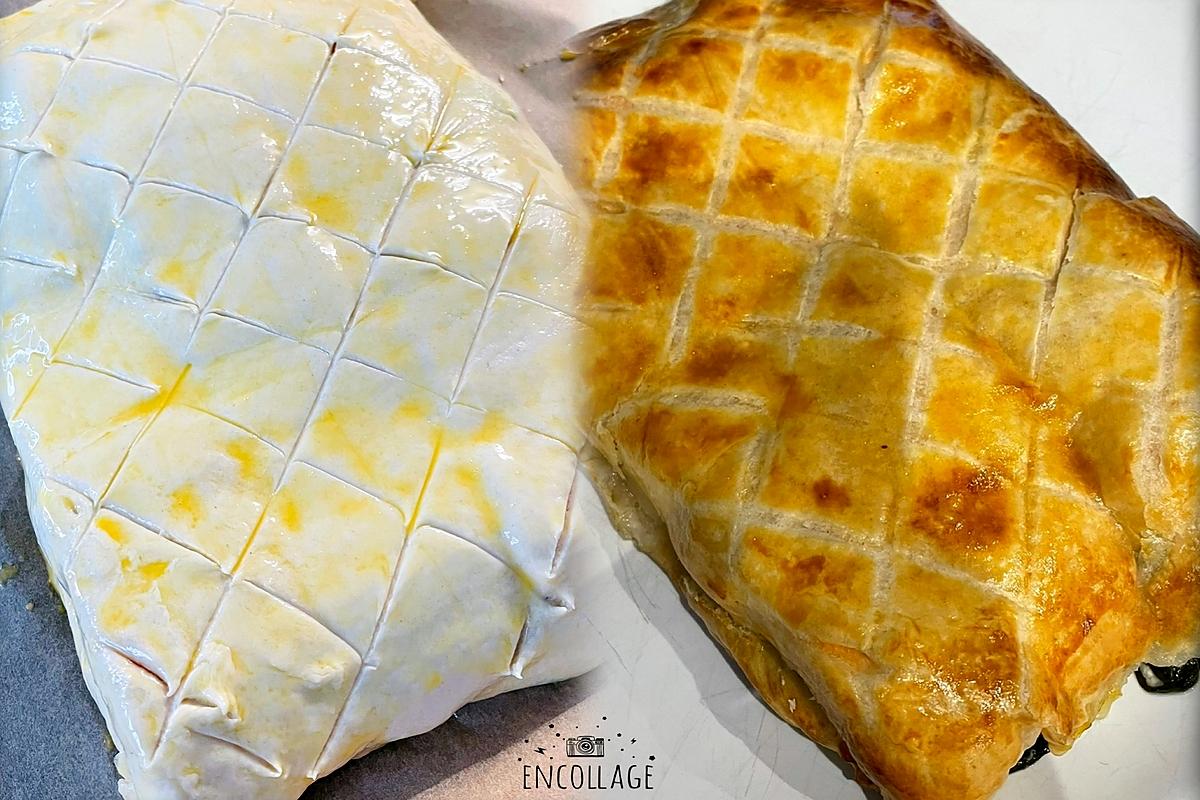 recette Saumon Wellington en croûte feuilleté