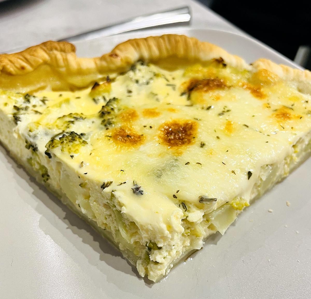 recette Tarte diététique aux brocolis