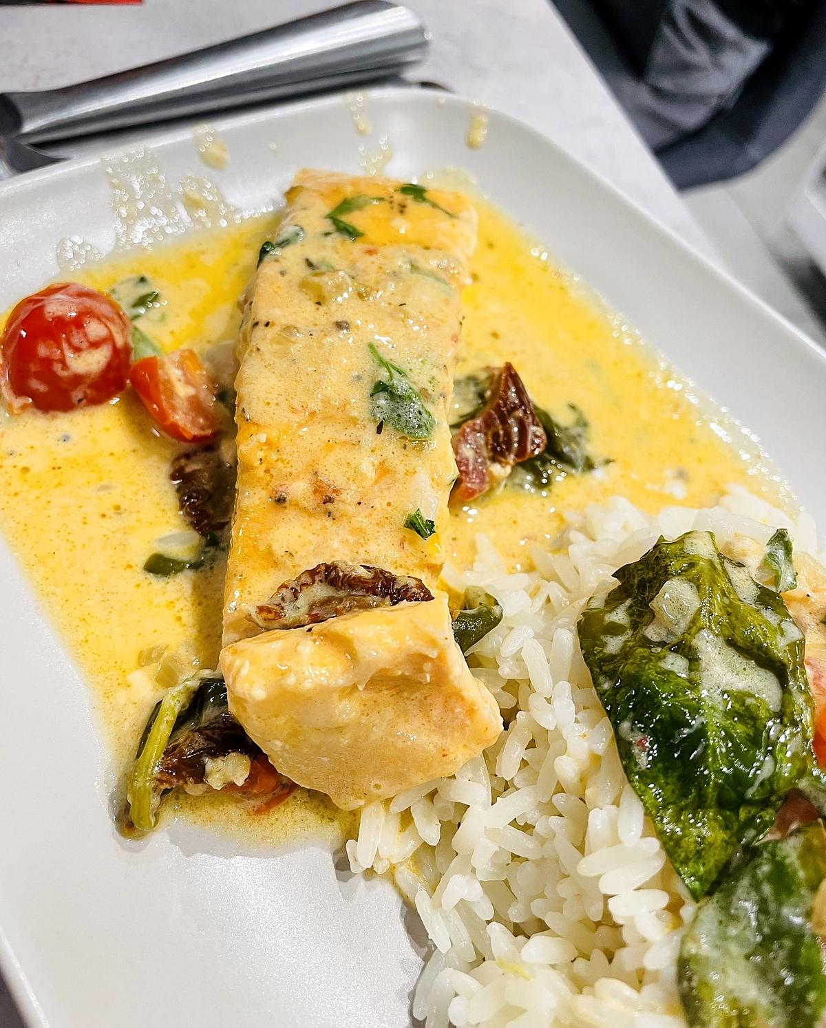 recette Pavés de saumon sauce au parmesan