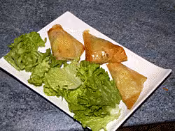 recette Samoussas au rocamadour