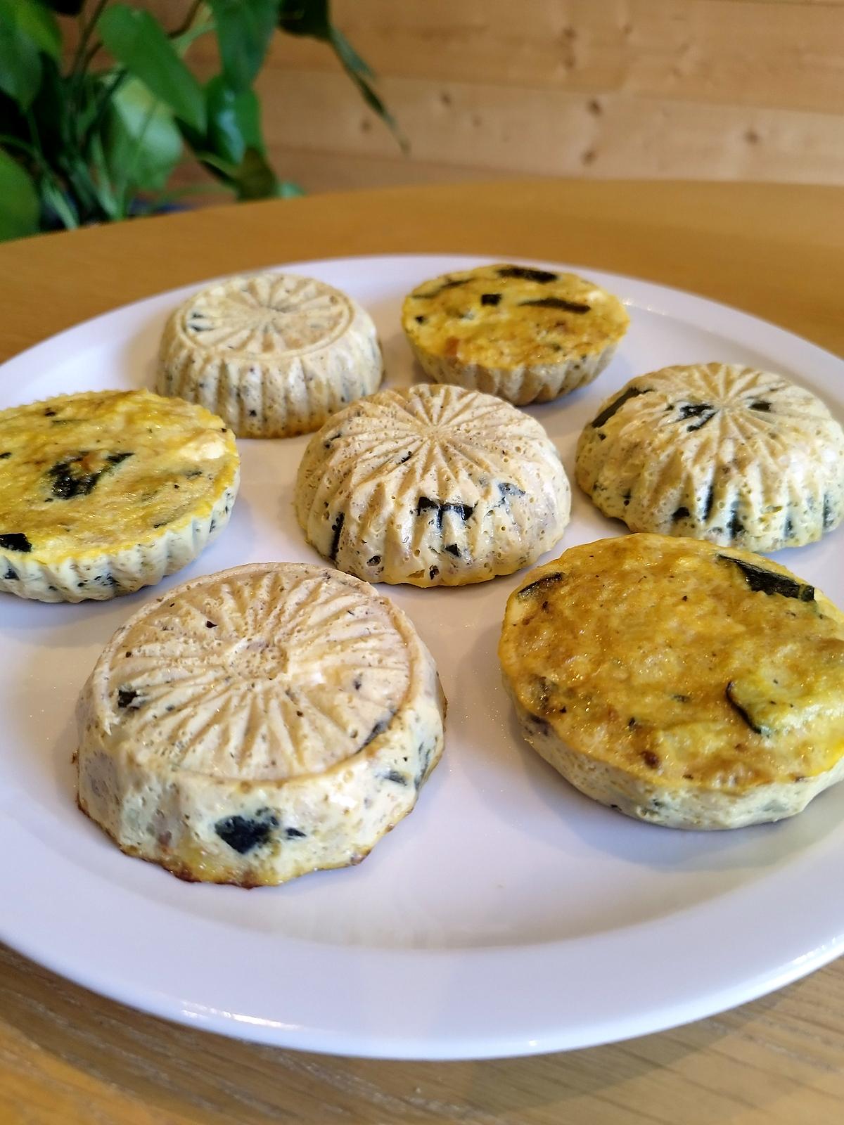 recette Flans de courgettes thon feta