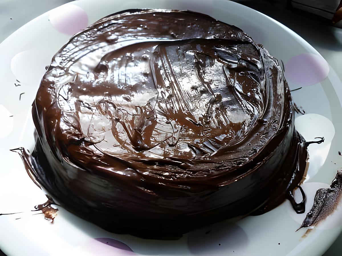 recette Gâteau fondant glacé au chocolat