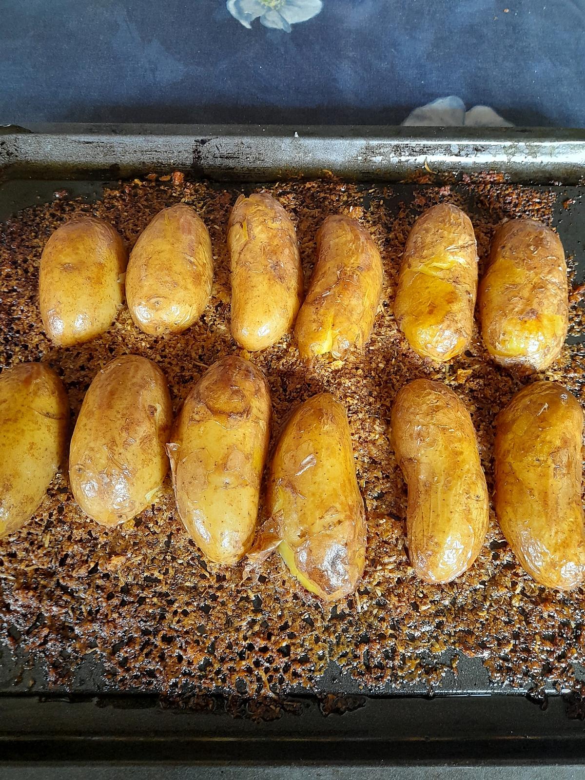 recette Pommes de terre croustillantes au Parmesan