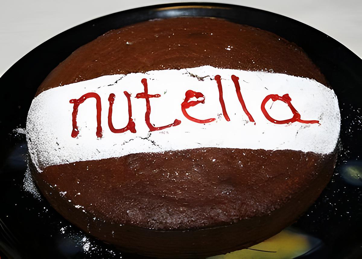 recette Gâteau au nutella