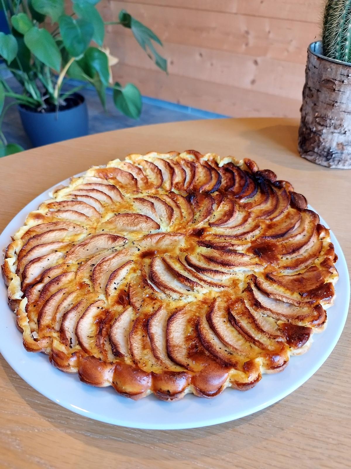 recette Flamusse aux pommes