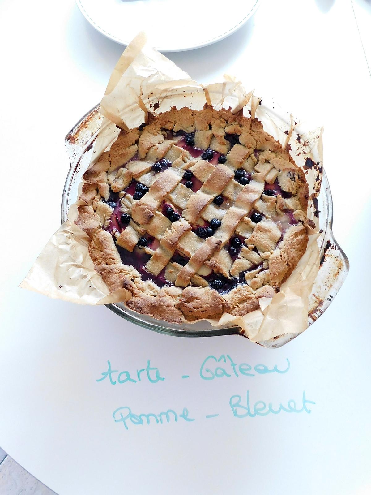 recette Gâteau Pomme - bleuet/myrtilles