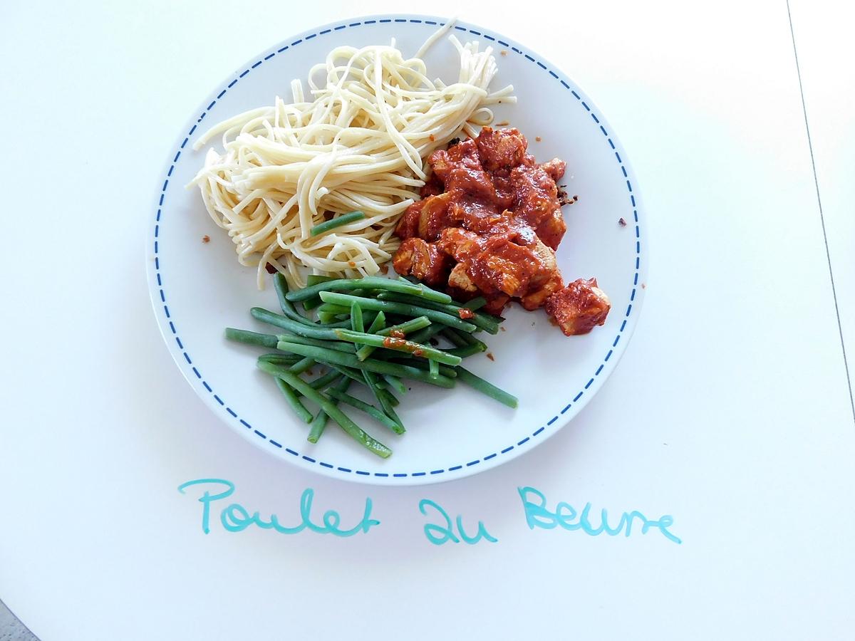 recette Poulet au beurre